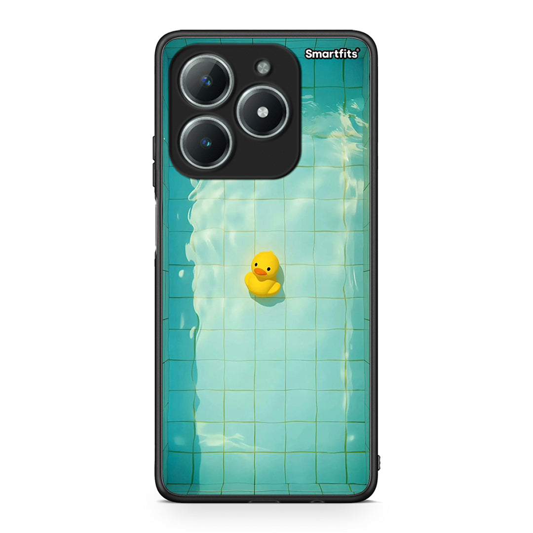 Realme C63 4G Yellow Duck θήκη από τη Smartfits με σχέδιο στο πίσω μέρος και μαύρο περίβλημα | Smartphone case with colorful back and black bezels by Smartfits