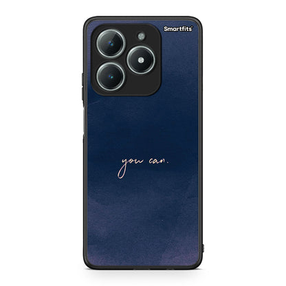 Realme C63 4G You Can θήκη από τη Smartfits με σχέδιο στο πίσω μέρος και μαύρο περίβλημα | Smartphone case with colorful back and black bezels by Smartfits