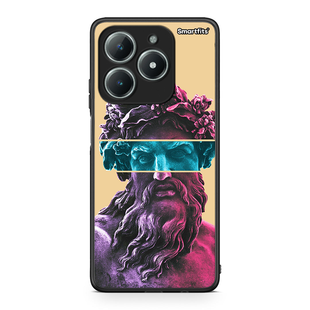 Realme C61 Zeus Art Θήκη Αγίου Βαλεντίνου από τη Smartfits με σχέδιο στο πίσω μέρος και μαύρο περίβλημα | Smartphone case with colorful back and black bezels by Smartfits