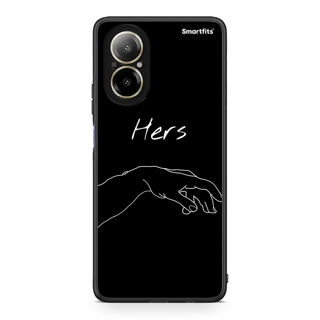 Realme C67 4G Aeshetic Love 1 Θήκη Αγίου Βαλεντίνου από τη Smartfits με σχέδιο στο πίσω μέρος και μαύρο περίβλημα | Smartphone case with colorful back and black bezels by Smartfits