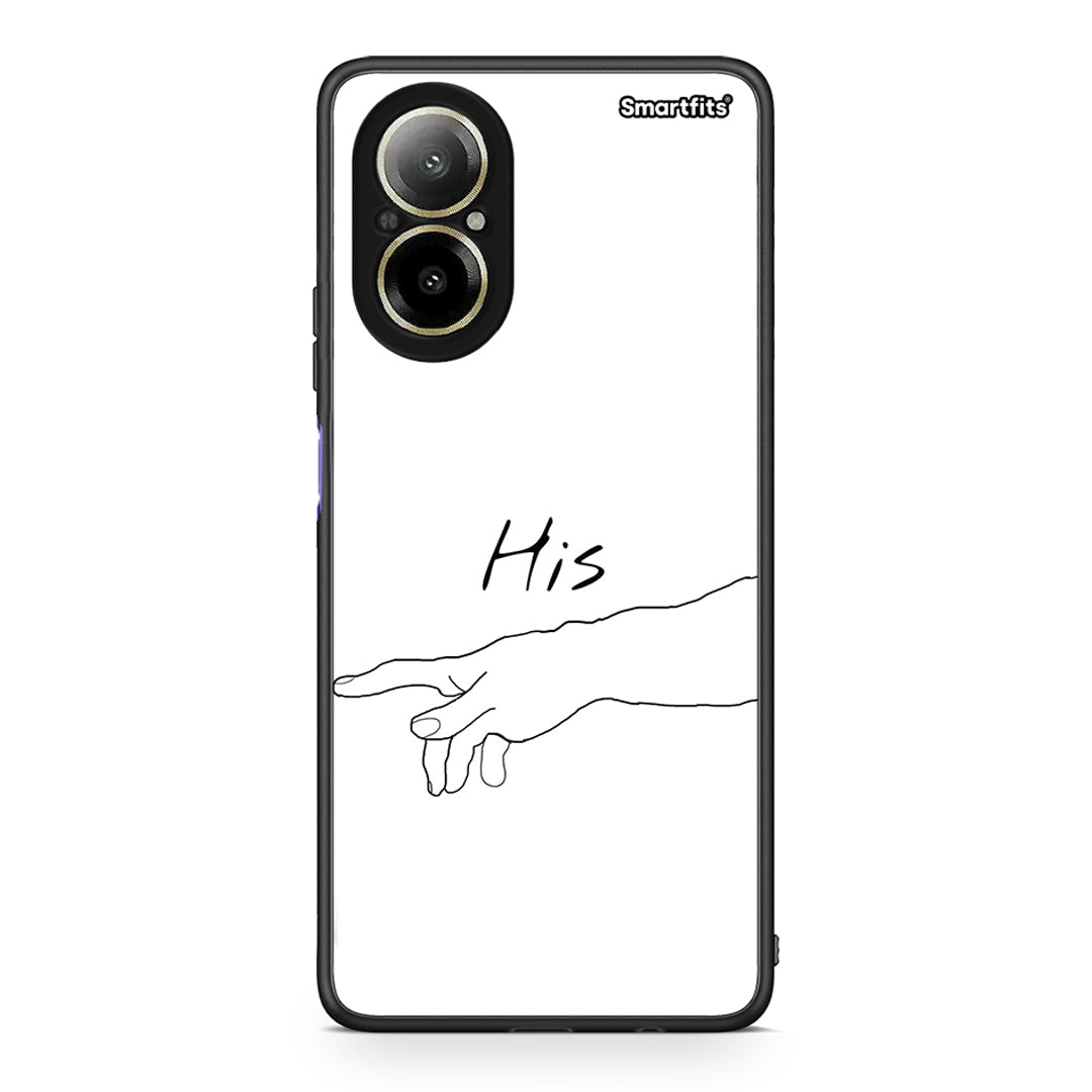 Realme C67 4G Aeshetic Love 2 Θήκη Αγίου Βαλεντίνου από τη Smartfits με σχέδιο στο πίσω μέρος και μαύρο περίβλημα | Smartphone case with colorful back and black bezels by Smartfits