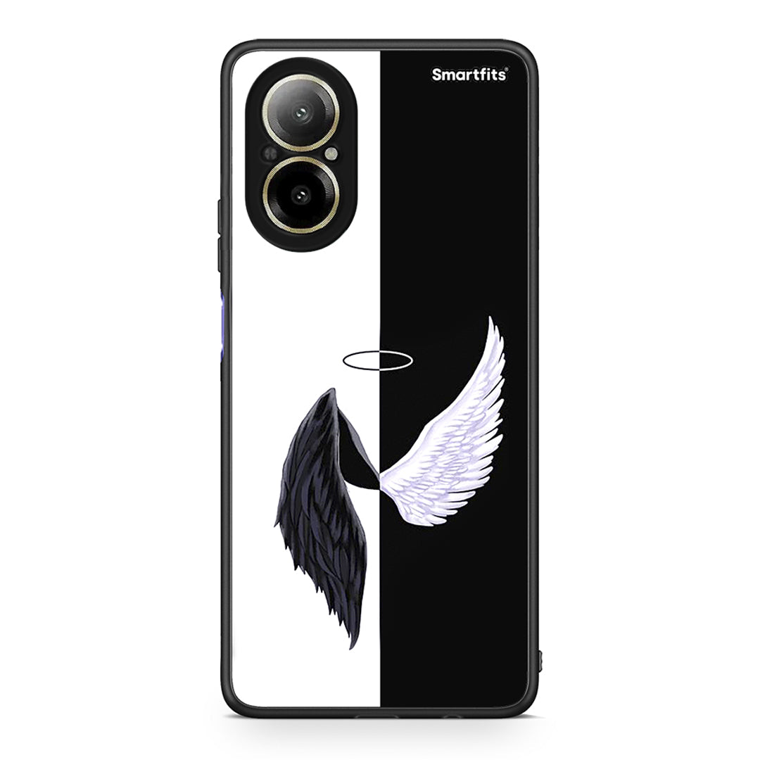 Realme C67 4G Angels Demons θήκη από τη Smartfits με σχέδιο στο πίσω μέρος και μαύρο περίβλημα | Smartphone case with colorful back and black bezels by Smartfits