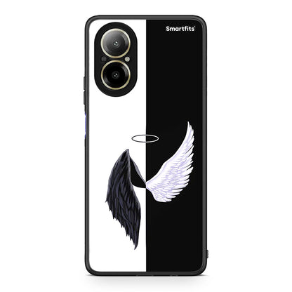 Realme C67 4G Angels Demons θήκη από τη Smartfits με σχέδιο στο πίσω μέρος και μαύρο περίβλημα | Smartphone case with colorful back and black bezels by Smartfits