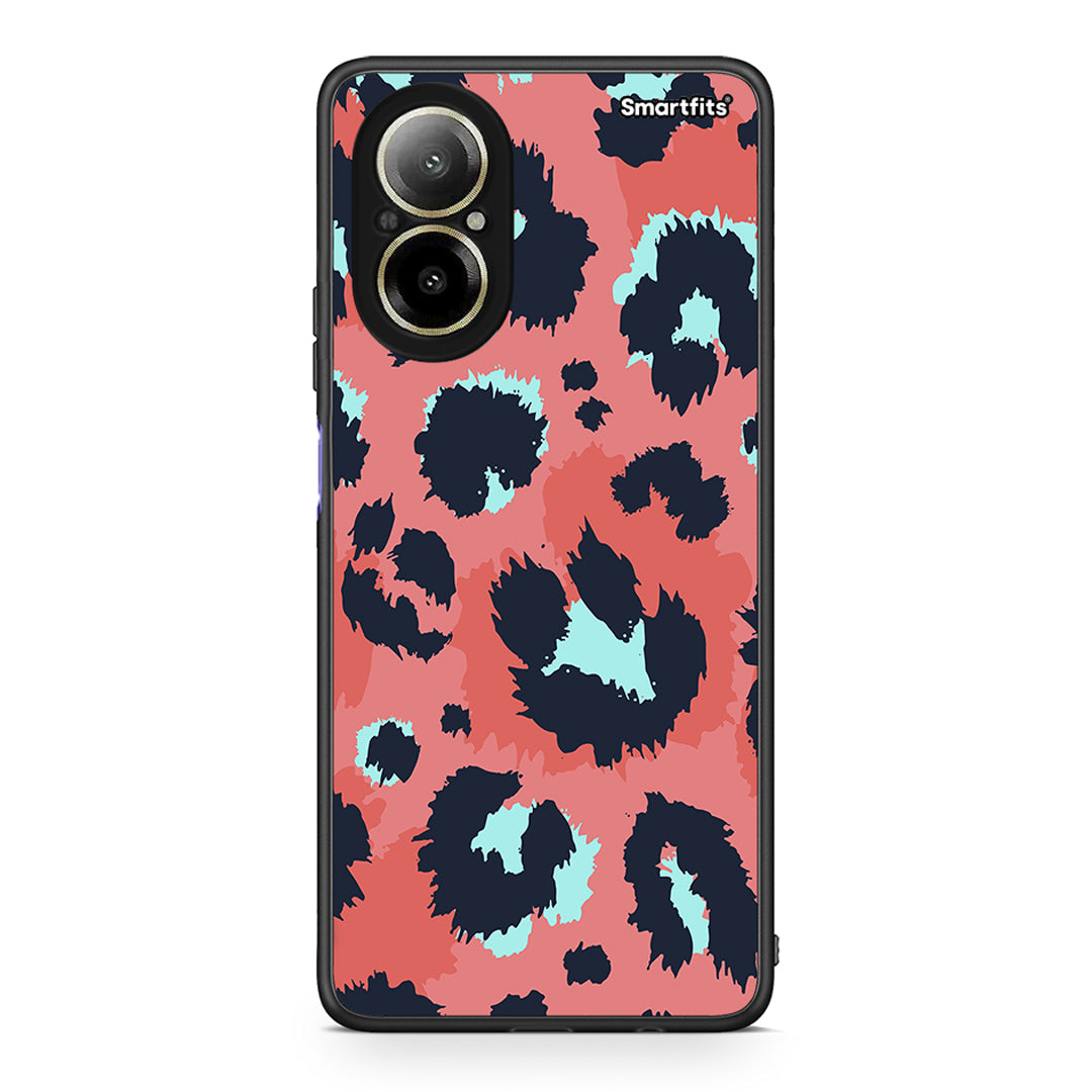 22 - Realme C67 4G Pink Leopard Animal case, cover, bumper