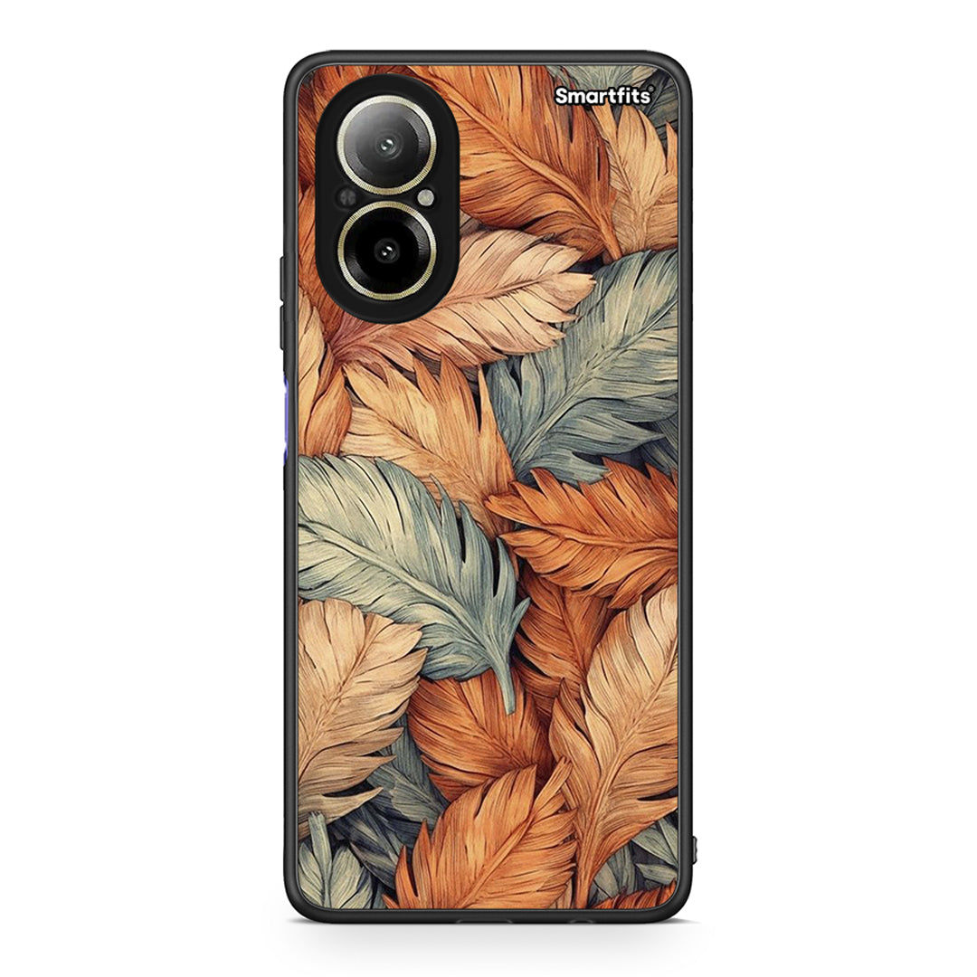 Realme C67 4G Autumn Leaves Θήκη από τη Smartfits με σχέδιο στο πίσω μέρος και μαύρο περίβλημα | Smartphone case with colorful back and black bezels by Smartfits