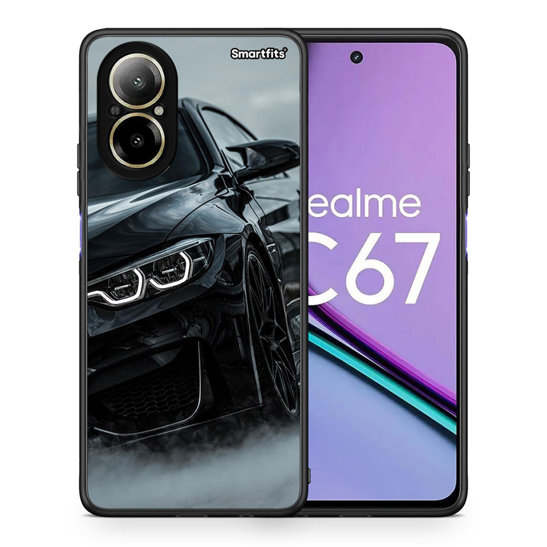 Θήκη Realme C67 4G Black BMW από τη Smartfits με σχέδιο στο πίσω μέρος και μαύρο περίβλημα | Realme C67 4G Black BMW case with colorful back and black bezels