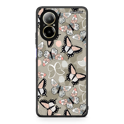 135 - Realme C67 4G Butterflies Boho case, cover, bumper