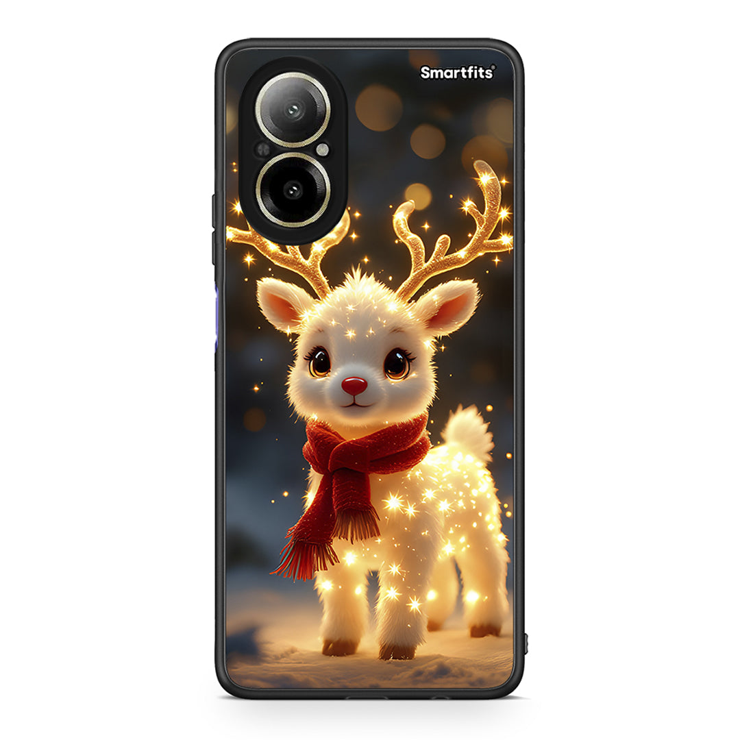 Realme C67 4G Christmas Cutie θήκη από τη Smartfits με σχέδιο στο πίσω μέρος και μαύρο περίβλημα | Smartphone case with colorful back and black bezels by Smartfits