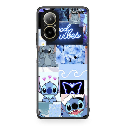 Realme C67 4G Collage Good Vibes Θήκη Αγίου Βαλεντίνου από τη Smartfits με σχέδιο στο πίσω μέρος και μαύρο περίβλημα | Smartphone case with colorful back and black bezels by Smartfits