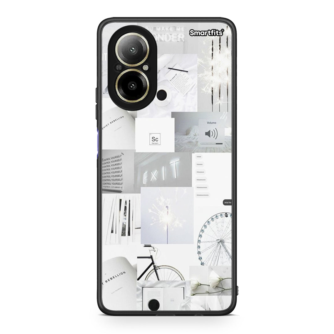 Realme C67 4G Collage Make Me Wonder Θήκη Αγίου Βαλεντίνου από τη Smartfits με σχέδιο στο πίσω μέρος και μαύρο περίβλημα | Smartphone case with colorful back and black bezels by Smartfits