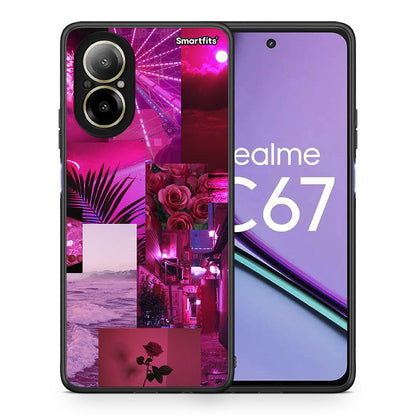 Collage Red Roses - Realme C67 4G θήκη