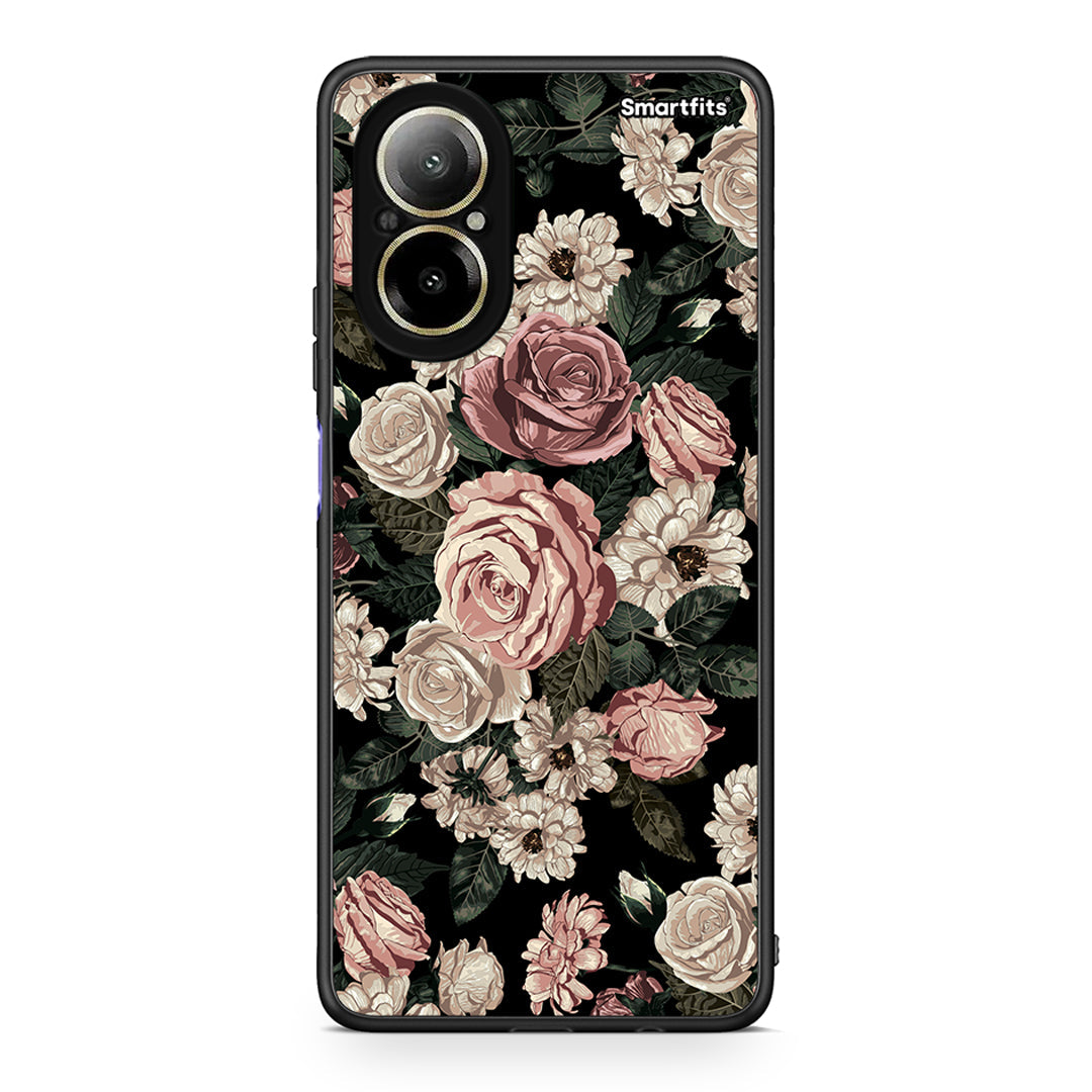 4 - Realme C67 4G Wild Roses Flower case, cover, bumper