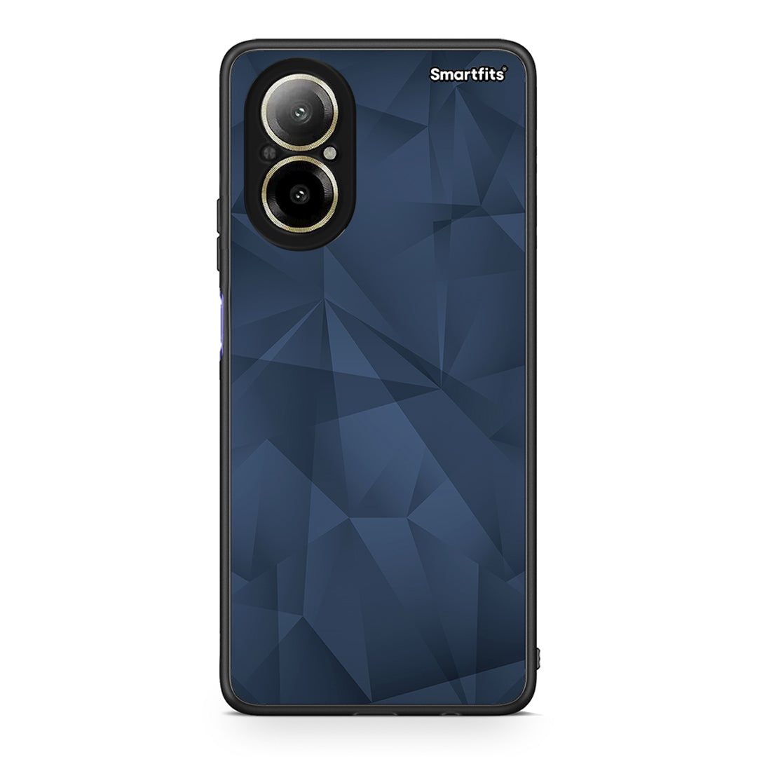 39 - Realme C67 4G Blue Abstract Geometric case, cover, bumper