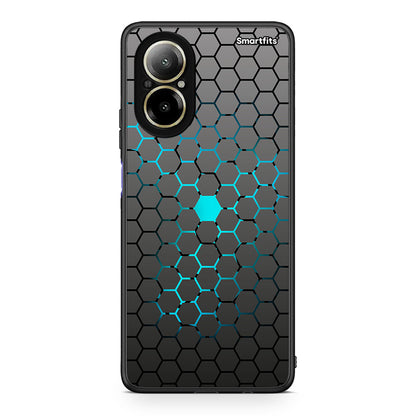 40 - Realme C67 4G Hexagonal Geometric case, cover, bumper