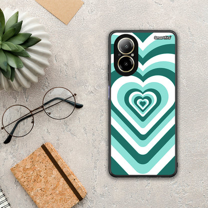 Green Hearts - Realme C67 4G θήκη
