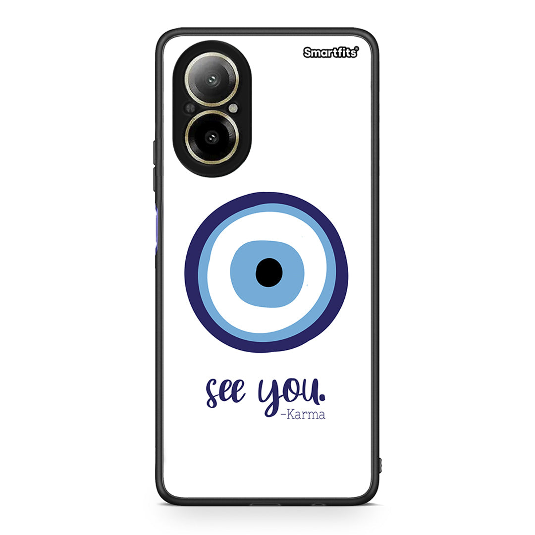 Realme C67 4G Karma Says θήκη από τη Smartfits με σχέδιο στο πίσω μέρος και μαύρο περίβλημα | Smartphone case with colorful back and black bezels by Smartfits