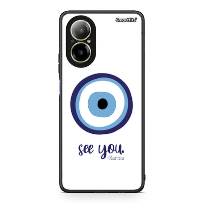 Realme C67 4G Karma Says θήκη από τη Smartfits με σχέδιο στο πίσω μέρος και μαύρο περίβλημα | Smartphone case with colorful back and black bezels by Smartfits