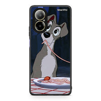 Thumbnail for Realme C67 4G Lady And Tramp 1 Θήκη Αγίου Βαλεντίνου από τη Smartfits με σχέδιο στο πίσω μέρος και μαύρο περίβλημα | Smartphone case with colorful back and black bezels by Smartfits
