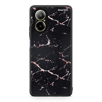 Thumbnail for 4 - Realme C67 4G Black Rosegold Marble case, cover, bumper