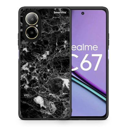 Θήκη Realme C67 4G Male Marble από τη Smartfits με σχέδιο στο πίσω μέρος και μαύρο περίβλημα | Realme C67 4G Male Marble case with colorful back and black bezels