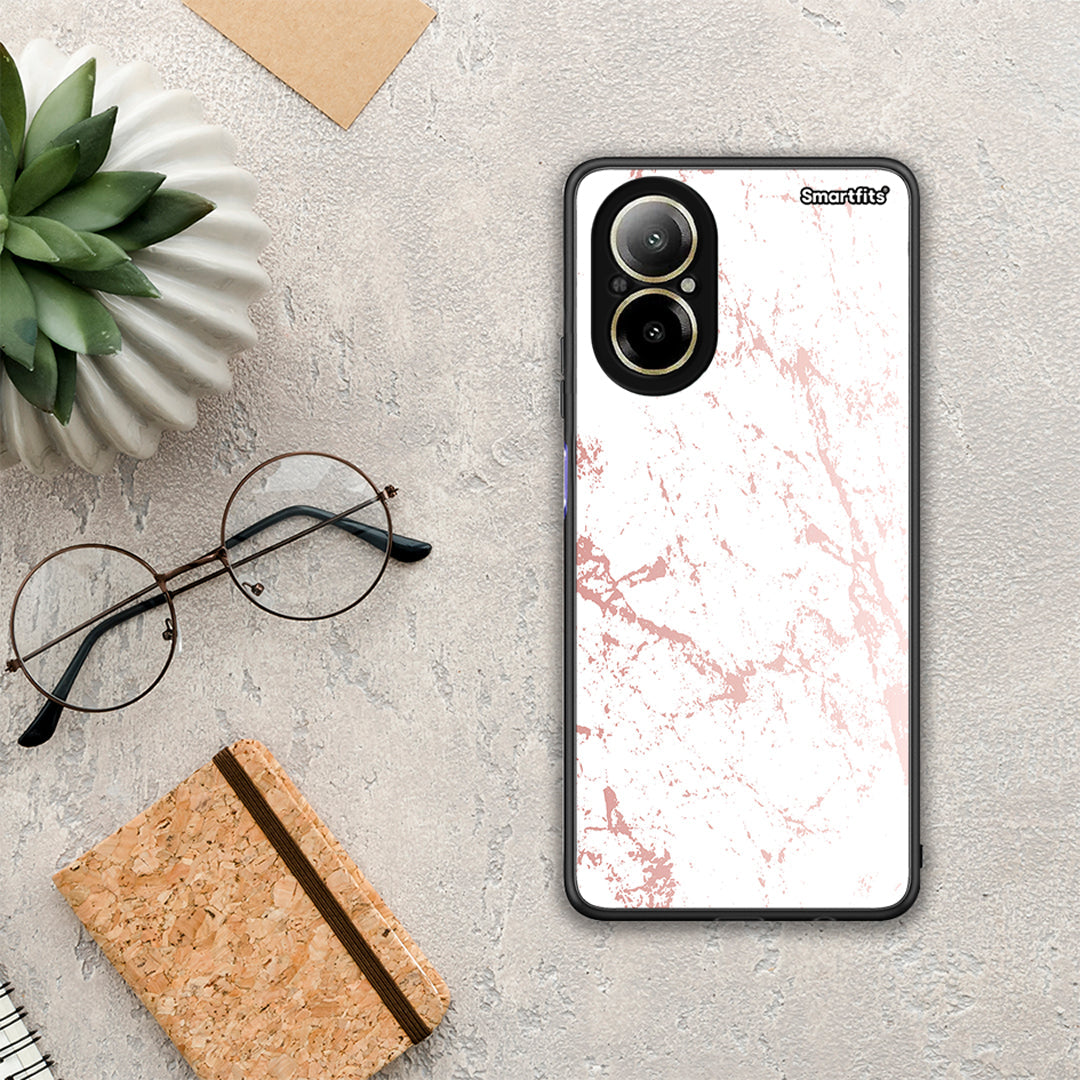 Marble Pink Splash - Realme C67 4G θήκη