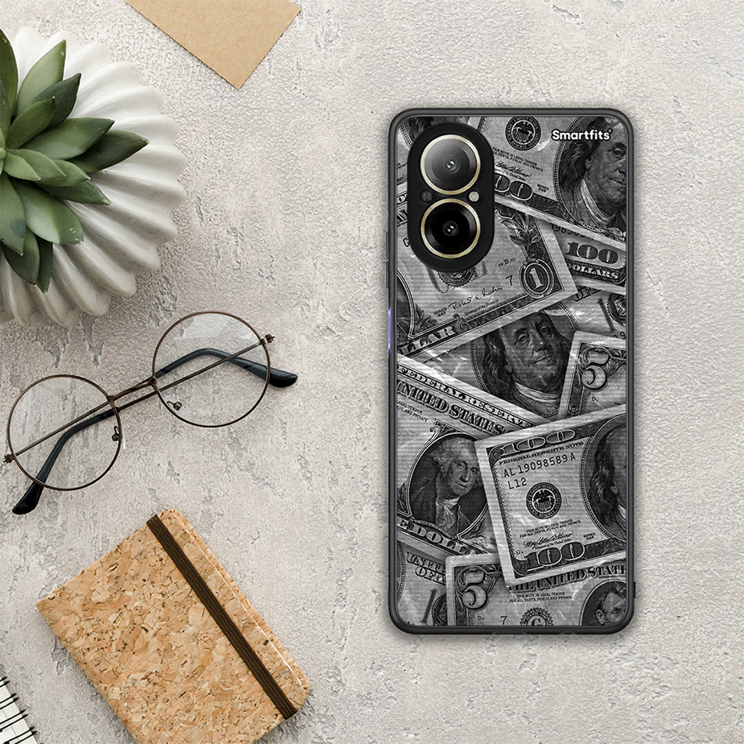 Money Dollars - Realme C67 4G θήκη