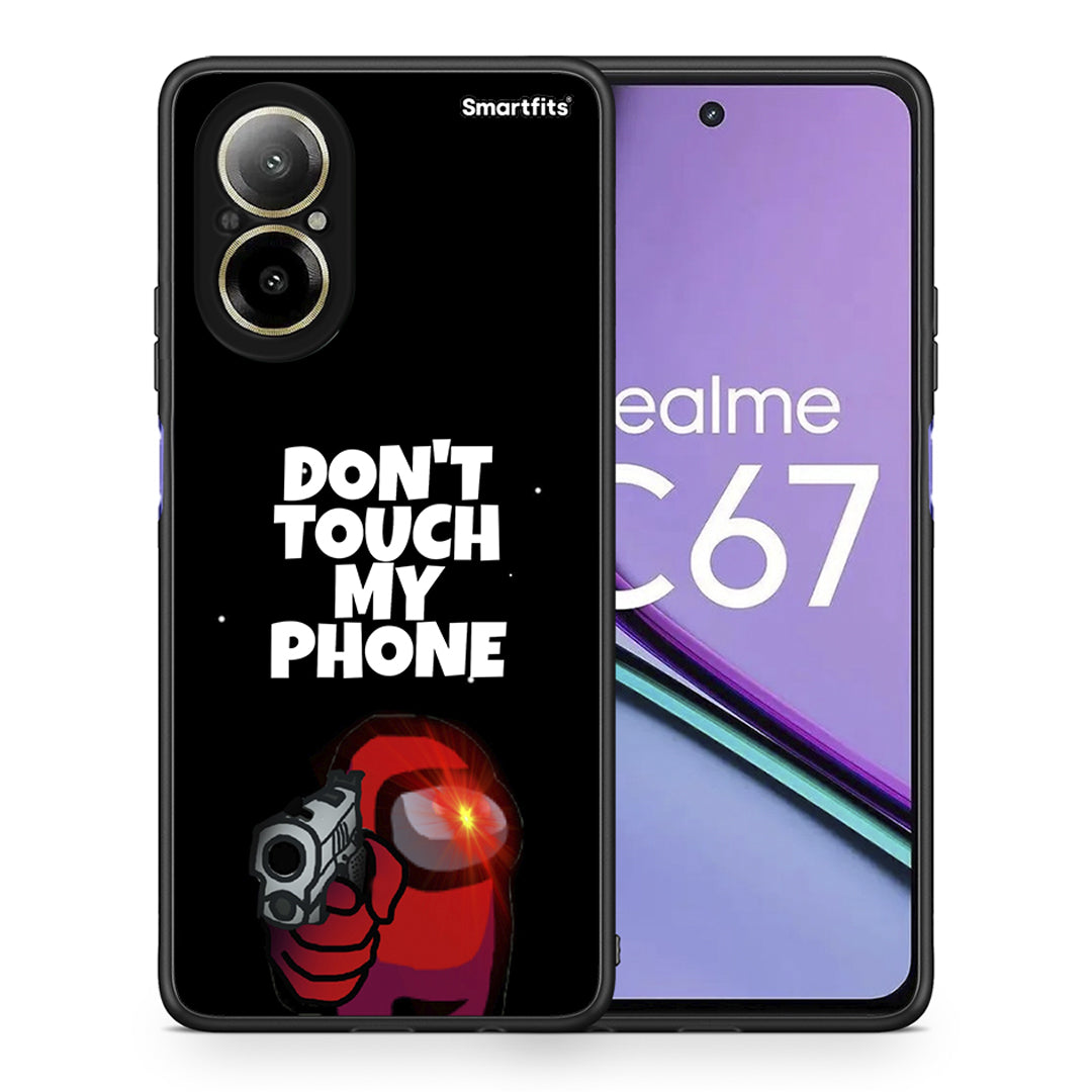 Θήκη Realme C67 4G My Phone από τη Smartfits με σχέδιο στο πίσω μέρος και μαύρο περίβλημα | Realme C67 4G My Phone case with colorful back and black bezels