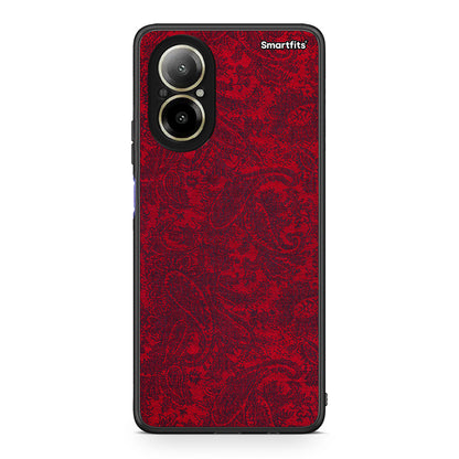 Realme C67 4G Paisley Cashmere θήκη από τη Smartfits με σχέδιο στο πίσω μέρος και μαύρο περίβλημα | Smartphone case with colorful back and black bezels by Smartfits