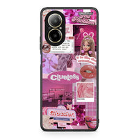 Thumbnail for Realme C67 4G Pink Love Θήκη Αγίου Βαλεντίνου από τη Smartfits με σχέδιο στο πίσω μέρος και μαύρο περίβλημα | Smartphone case with colorful back and black bezels by Smartfits