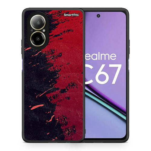 Red Paint - Realme C67 4G θήκη