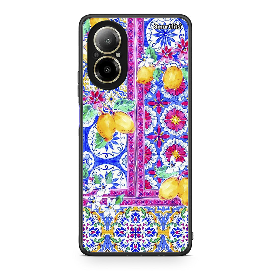 Realme C67 4G Retro Spring θήκη από τη Smartfits με σχέδιο στο πίσω μέρος και μαύρο περίβλημα | Smartphone case with colorful back and black bezels by Smartfits
