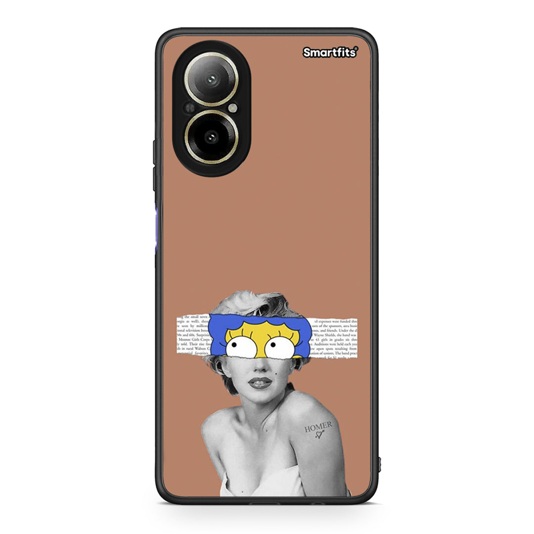 Realme C67 4G Sim Merilyn θήκη από τη Smartfits με σχέδιο στο πίσω μέρος και μαύρο περίβλημα | Smartphone case with colorful back and black bezels by Smartfits