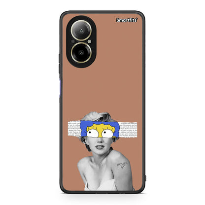 Realme C67 4G Sim Merilyn θήκη από τη Smartfits με σχέδιο στο πίσω μέρος και μαύρο περίβλημα | Smartphone case with colorful back and black bezels by Smartfits