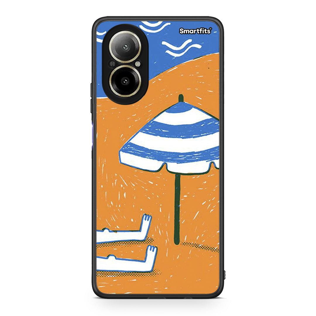 Realme C67 4G Summering Θήκη από τη Smartfits με σχέδιο στο πίσω μέρος και μαύρο περίβλημα | Smartphone case with colorful back and black bezels by Smartfits