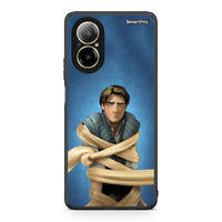 Thumbnail for Realme C67 4G Tangled 1 Θήκη Αγίου Βαλεντίνου από τη Smartfits με σχέδιο στο πίσω μέρος και μαύρο περίβλημα | Smartphone case with colorful back and black bezels by Smartfits
