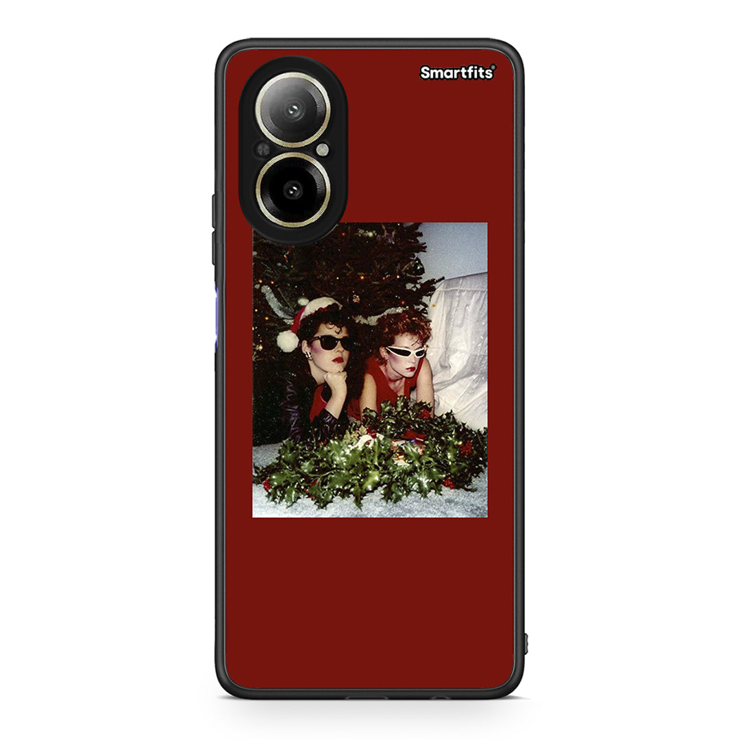 Realme C67 4G Waiting For Xmas θήκη από τη Smartfits με σχέδιο στο πίσω μέρος και μαύρο περίβλημα | Smartphone case with colorful back and black bezels by Smartfits