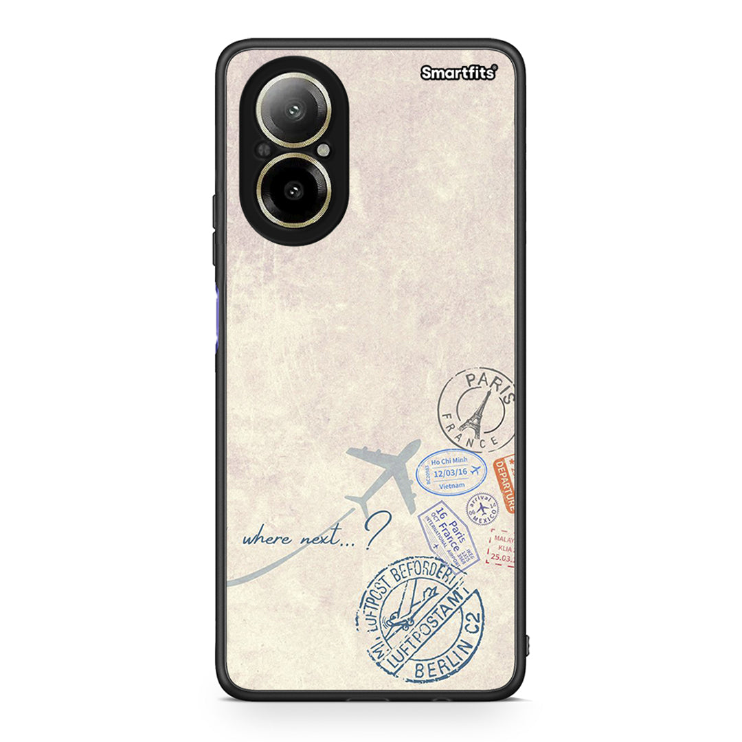 Realme C67 4G Where Next Θήκη από τη Smartfits με σχέδιο στο πίσω μέρος και μαύρο περίβλημα | Smartphone case with colorful back and black bezels by Smartfits