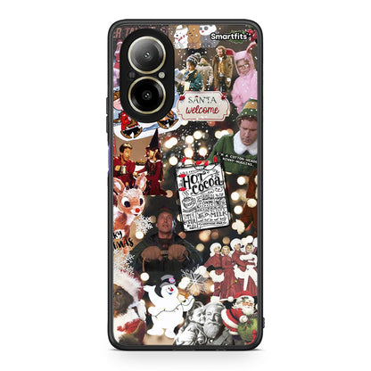 Realme C67 4G Xmas Movies θήκη από τη Smartfits με σχέδιο στο πίσω μέρος και μαύρο περίβλημα | Smartphone case with colorful back and black bezels by Smartfits