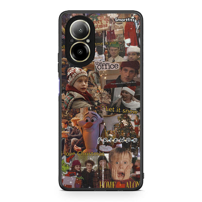 Realme C67 4G Xmas Wishes θήκη από τη Smartfits με σχέδιο στο πίσω μέρος και μαύρο περίβλημα | Smartphone case with colorful back and black bezels by Smartfits