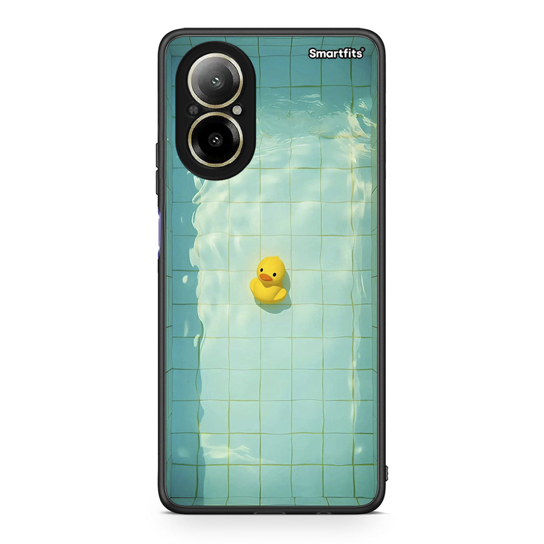 Realme C67 4G Yellow Duck θήκη από τη Smartfits με σχέδιο στο πίσω μέρος και μαύρο περίβλημα | Smartphone case with colorful back and black bezels by Smartfits