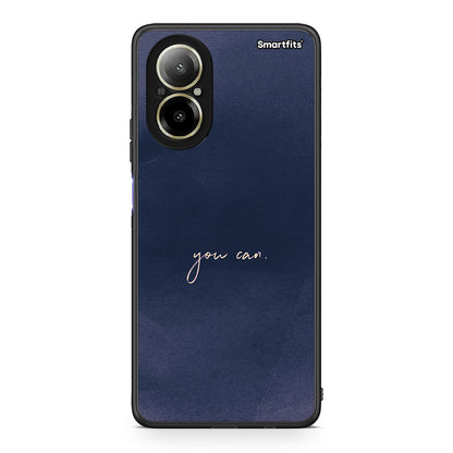 Realme C67 4G You Can θήκη από τη Smartfits με σχέδιο στο πίσω μέρος και μαύρο περίβλημα | Smartphone case with colorful back and black bezels by Smartfits