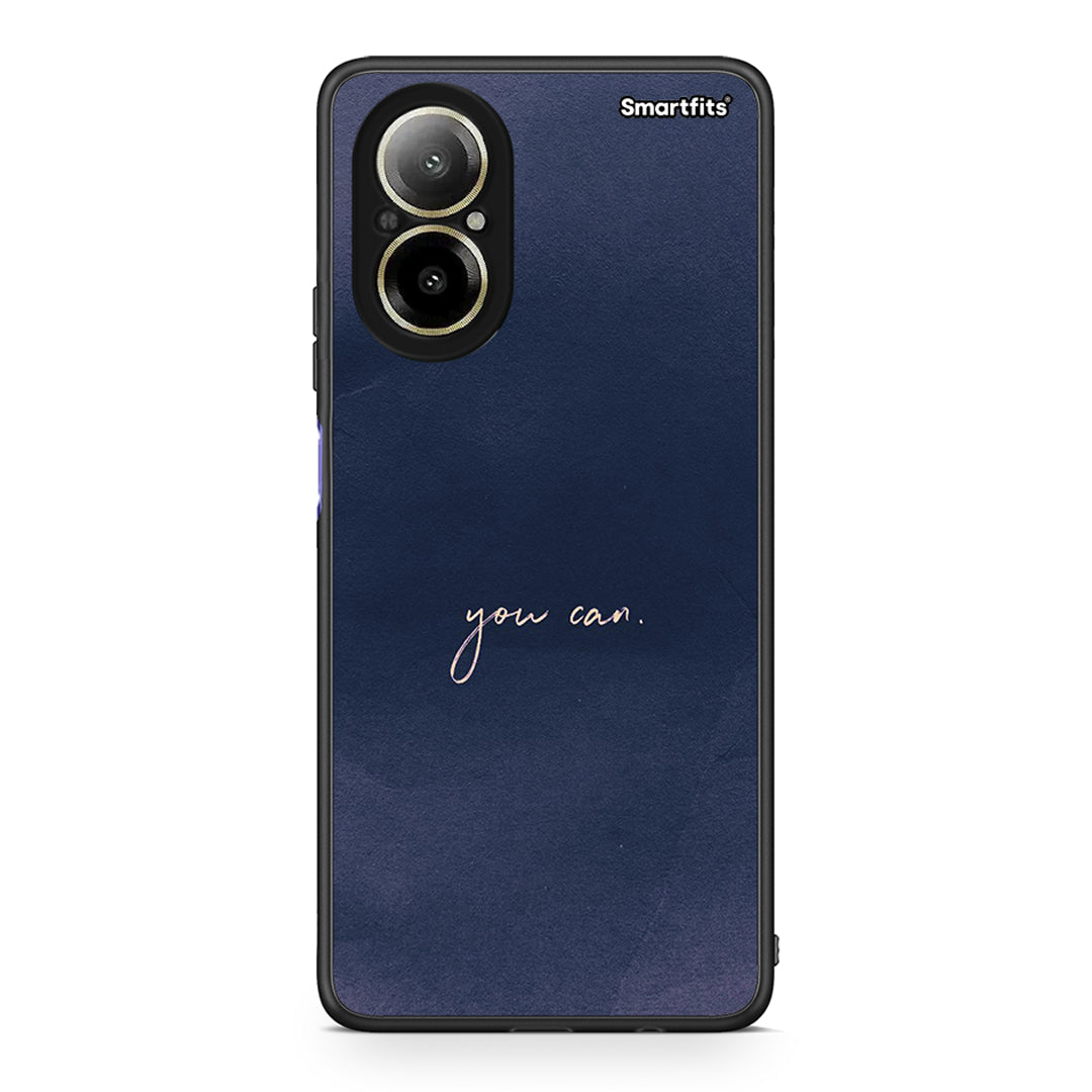 Realme C67 4G You Can θήκη από τη Smartfits με σχέδιο στο πίσω μέρος και μαύρο περίβλημα | Smartphone case with colorful back and black bezels by Smartfits