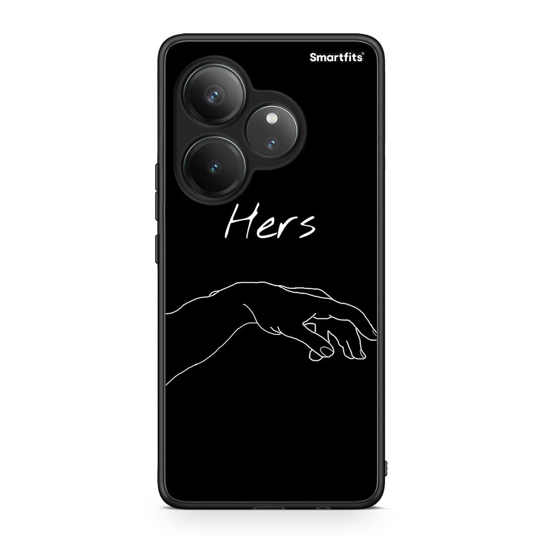 Realme GT 6 5G Aeshetic Love 1 Θήκη Αγίου Βαλεντίνου από τη Smartfits με σχέδιο στο πίσω μέρος και μαύρο περίβλημα | Smartphone case with colorful back and black bezels by Smartfits