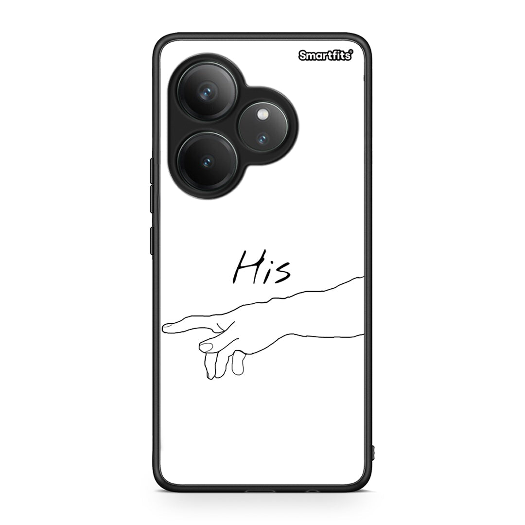 Realme GT 6 5G Aeshetic Love 2 Θήκη Αγίου Βαλεντίνου από τη Smartfits με σχέδιο στο πίσω μέρος και μαύρο περίβλημα | Smartphone case with colorful back and black bezels by Smartfits