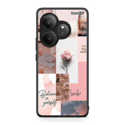 Realme GT 6 5G Aesthetic Collage θήκη από τη Smartfits με σχέδιο στο πίσω μέρος και μαύρο περίβλημα | Smartphone case with colorful back and black bezels by Smartfits