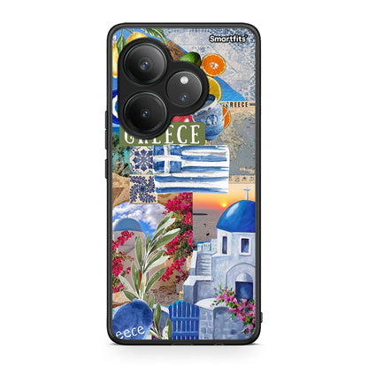 Realme GT 6 5G All Greek Θήκη από τη Smartfits με σχέδιο στο πίσω μέρος και μαύρο περίβλημα | Smartphone case with colorful back and black bezels by Smartfits