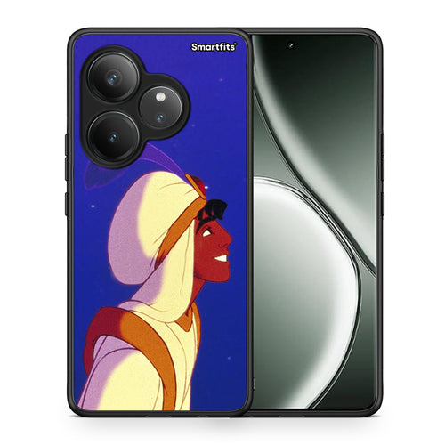 Θήκη Realme GT 6 5G Alladin And Jasmine Love 1 από τη Smartfits με σχέδιο στο πίσω μέρος και μαύρο περίβλημα | Realme GT 6 5G Alladin And Jasmine Love 1 case with colorful back and black bezels