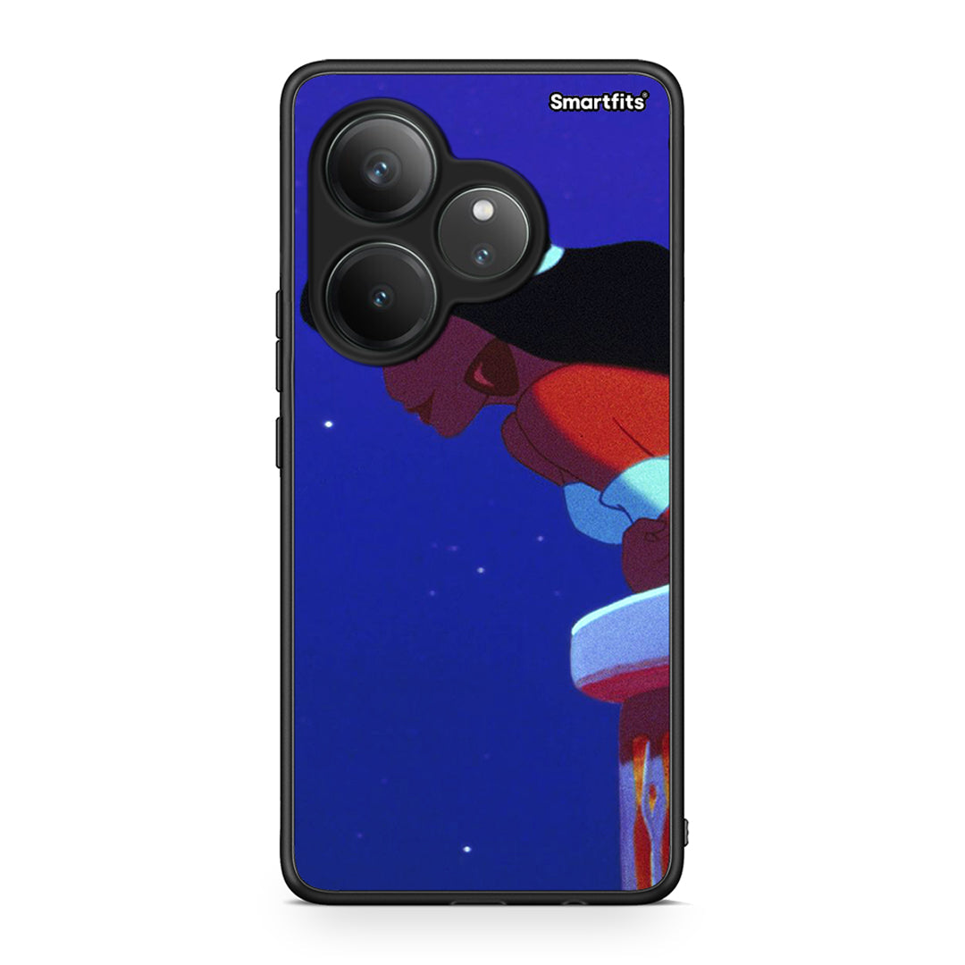 Realme GT 6 5G Alladin And Jasmine Love 2 θήκη από τη Smartfits με σχέδιο στο πίσω μέρος και μαύρο περίβλημα | Smartphone case with colorful back and black bezels by Smartfits