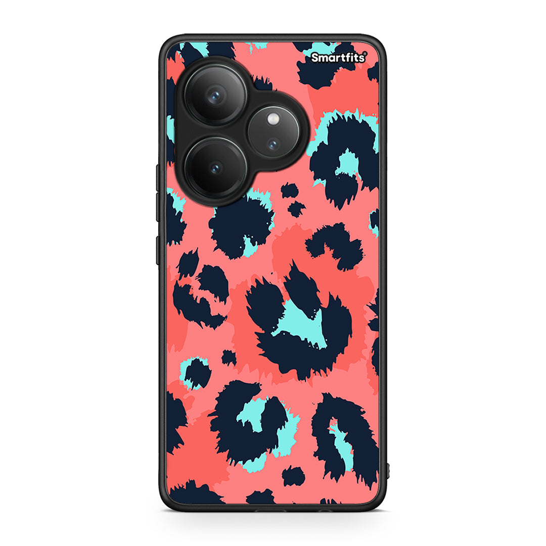 22 - Realme GT 6 5G Pink Leopard Animal case, cover, bumper