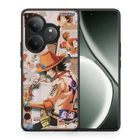 Thumbnail for Θήκη Realme GT 6 5G Anime Collage από τη Smartfits με σχέδιο στο πίσω μέρος και μαύρο περίβλημα | Realme GT 6 5G Anime Collage case with colorful back and black bezels